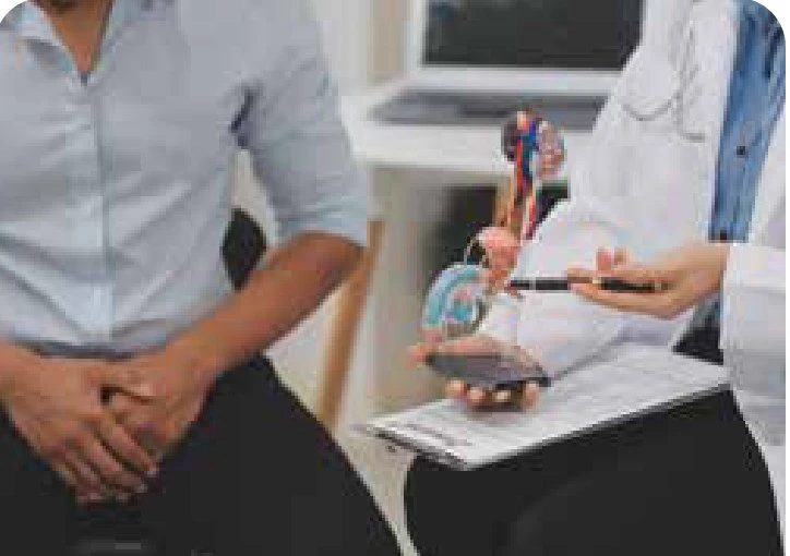 Consulta médica de urología